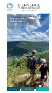 Carte touristique Terre d'Émeraude Jura FR GB