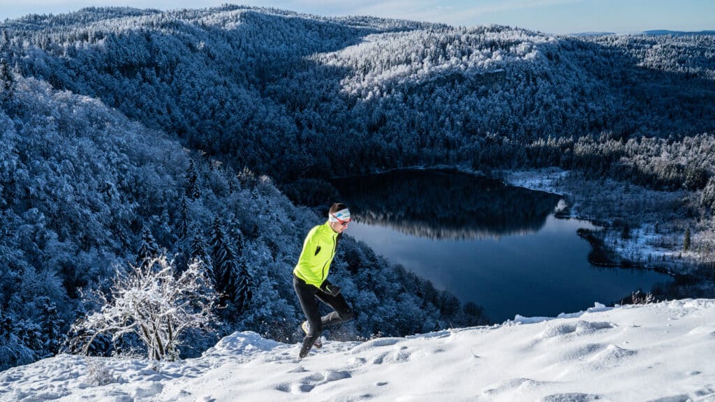 Hiver Lac de Bonlieu Jura