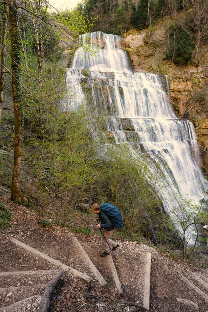 randonnée cascades du hérisson