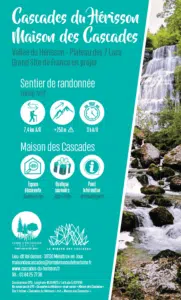 plan cascades du Hérisson