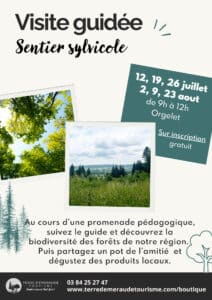 Visite guidée du sentier sylvicole Orgelet