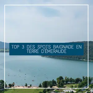 Top 3 spots de baignade en terre d'émeraude Jura