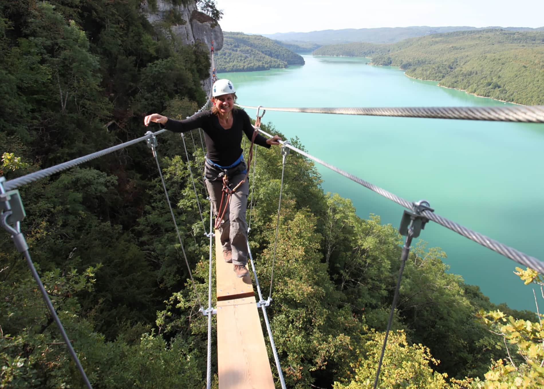 Aventure Via Ferrata au Lac de vouglans