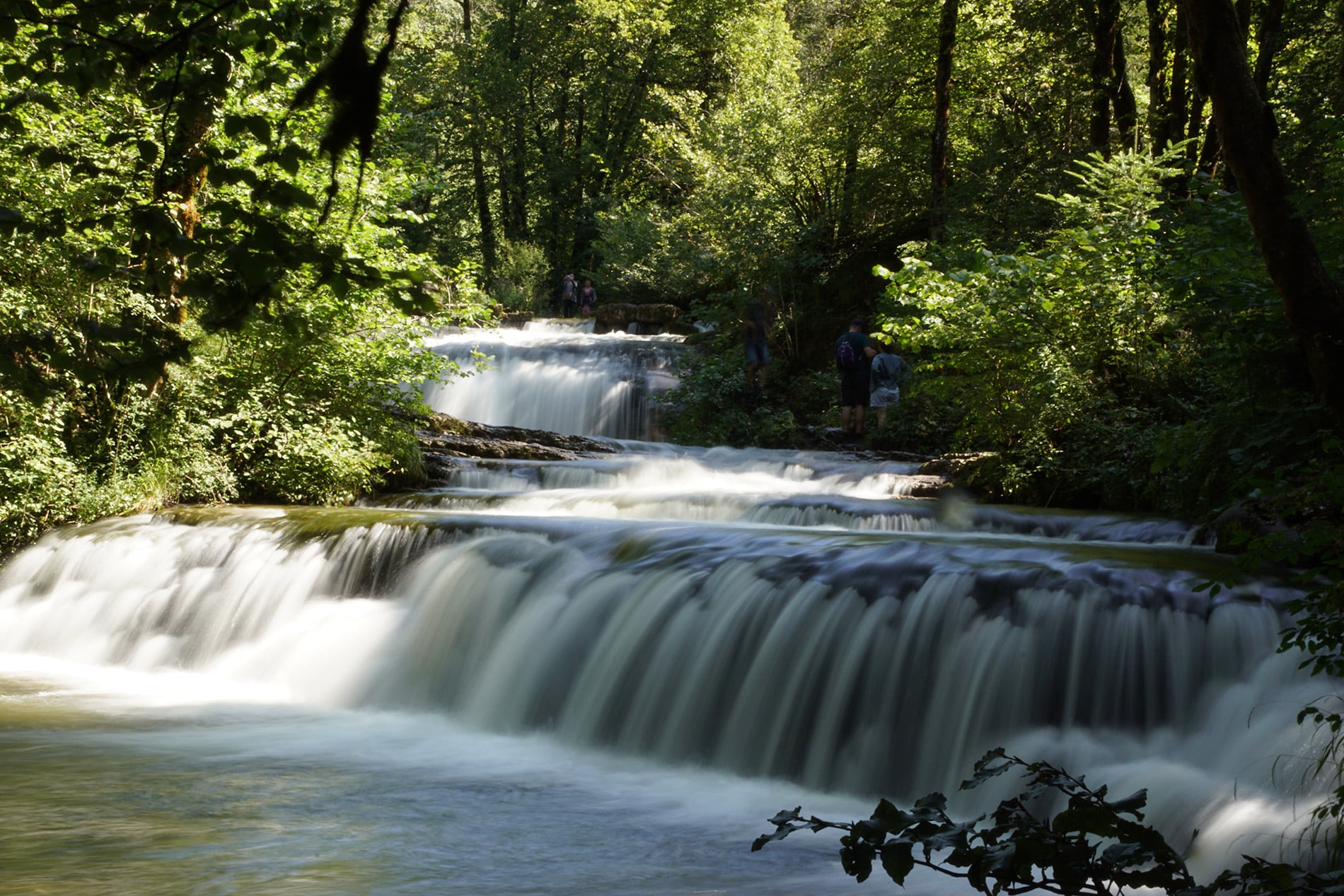 Cascades du Hérisson au printemps