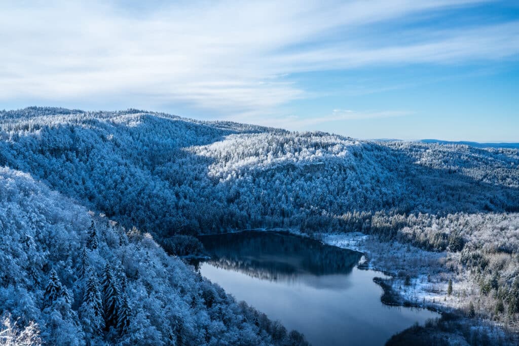 Lac de Bonlieu hiver