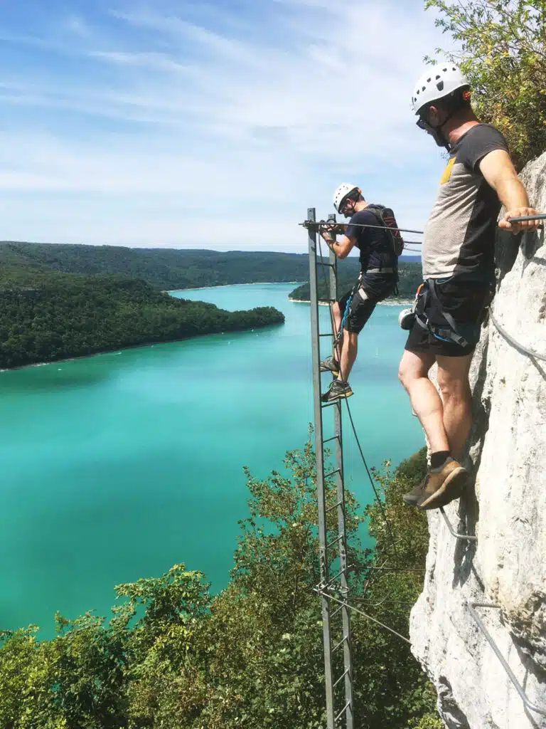 Via ferrata du regardoir - lac de Vouglans Via ferrata du regardoir - lac de Vouglans